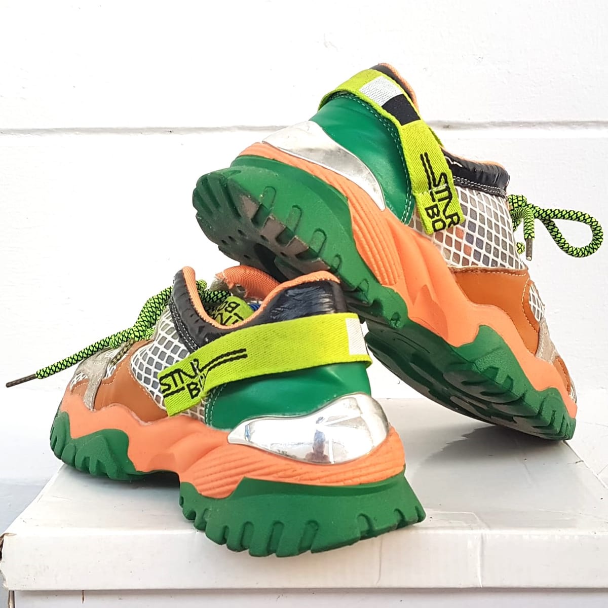 STNR STNR Chunky Designer Shoes, Cool Steve Madden Model, Cosmopolitan, US 7, UK 5, EU 38, CM 235, Sleek Colorful Sneakers, Sporty, Active Lifestyle, Streetwise, Pop Culture, Urban Style, Sophistication, Cult Street Fashion, Timeless Appeal - Photo 9