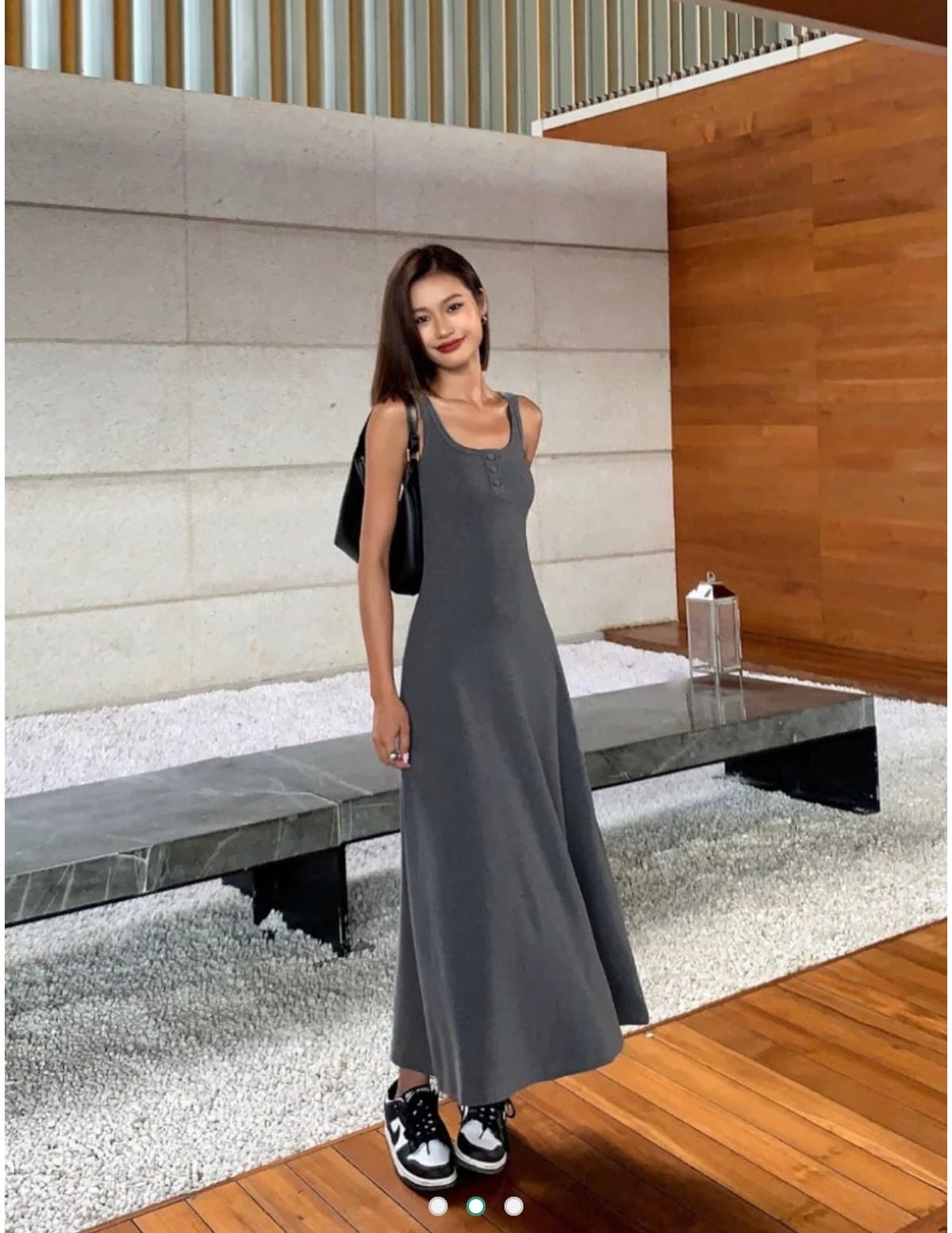 Grey maxi dress - Photo 2
