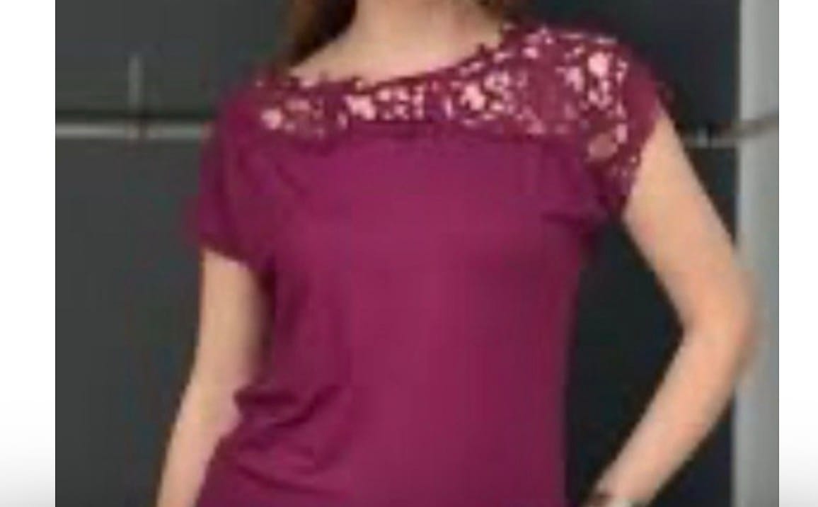 Elegant Red Wine Top
