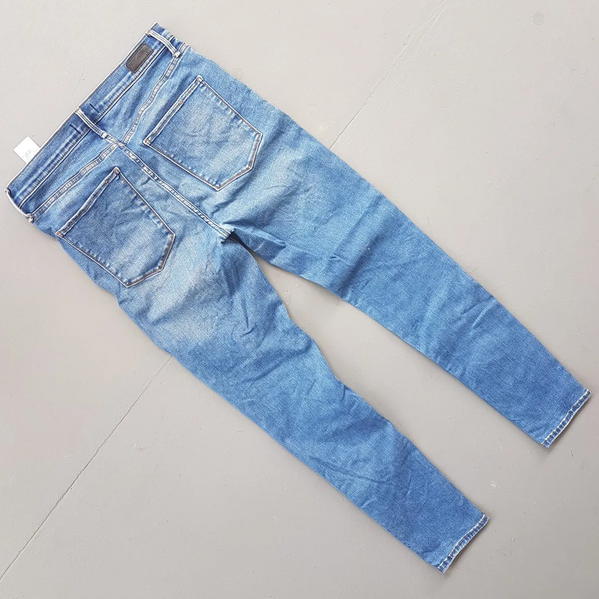 Abercrombie & Fitch Original Abercrombie & Fitch Denim Jeans, Ultra High Rise Super Skinny Jeans, Cosmopolitan, Size 30, Signature, Cool Stretchable Bottoms, AF Bootcut Model, Sophistication, Streetwise, Pop Culture, Hip Hop, Rock Star, Timeless Classic, Urban Style - Photo 2
