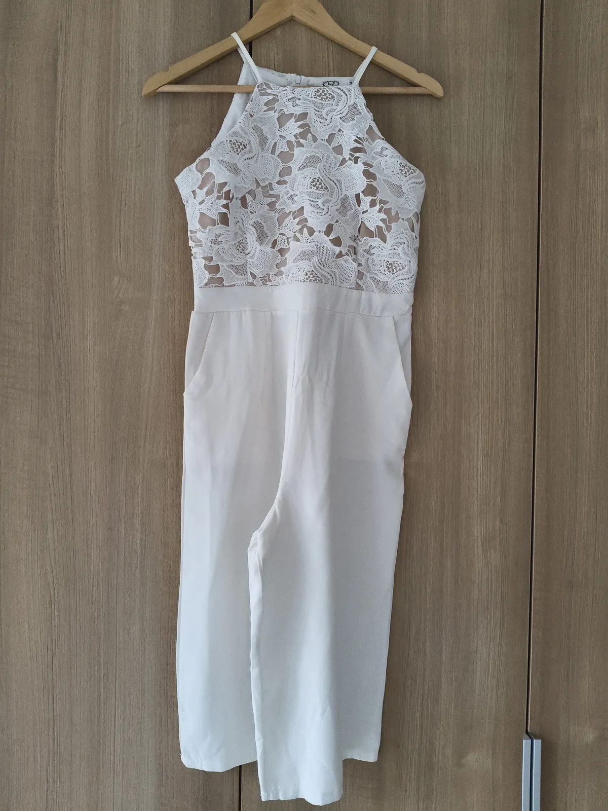 Chic White Lace Jumpsuit