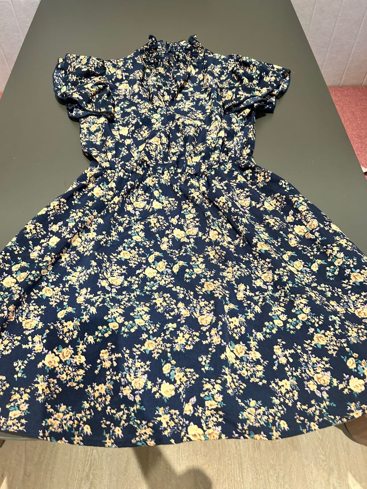 Floral Navy Vintage Dress