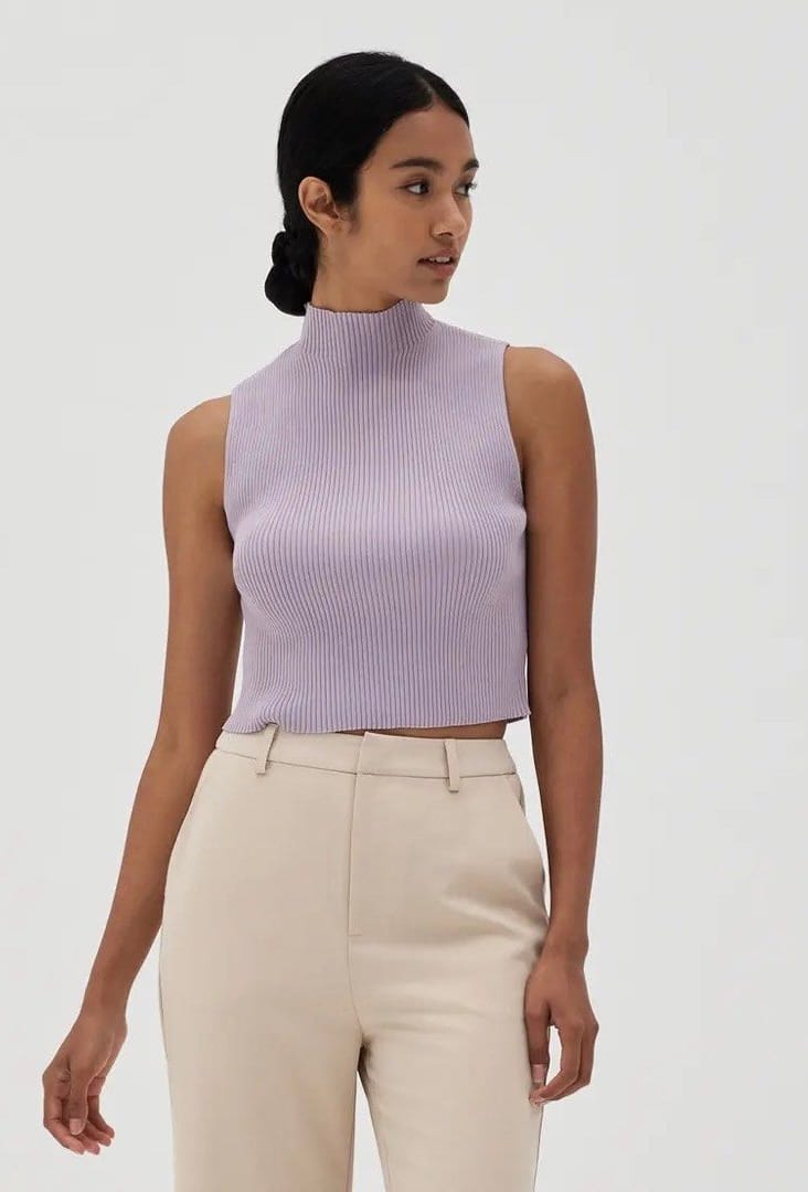 Love Bonito LB Jemina Ribbed Knit Top - Photo 2
