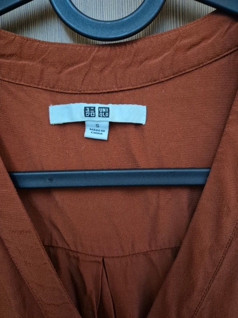 Uniqlo Rust Sleeveless Uniqlo Playsuit - Size S - Photo 5