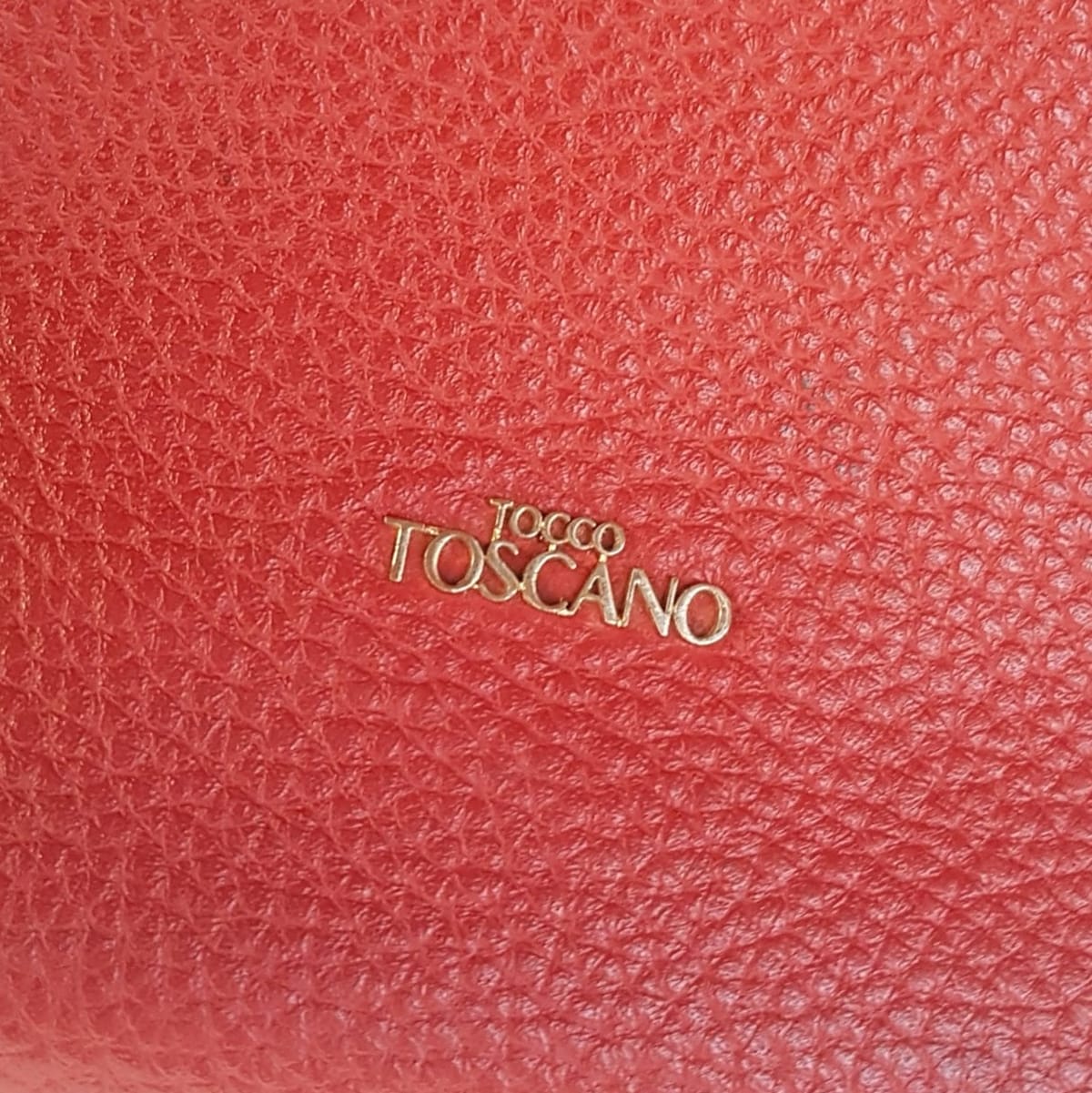 Tocco Toscano Original TOCCO TOSCANO Tote Bag, Duffel Bag, Cosmopolitan, Cool RED Leather Bag, Sleek Designer Handbag, Toscano from ITALY, Shoulder Sling, Sophistication, Luxury Lifestyle, Urban Style, Pop Culture, Cult Street Fashion, Timeless Appeal - Photo 2