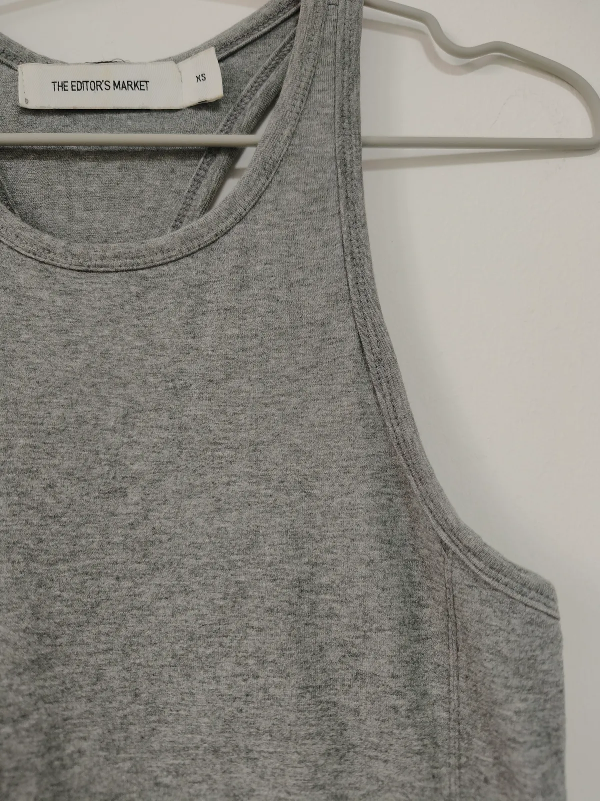 The Editor's Market Comfy Grey Sleeveless Dress - Photo 2