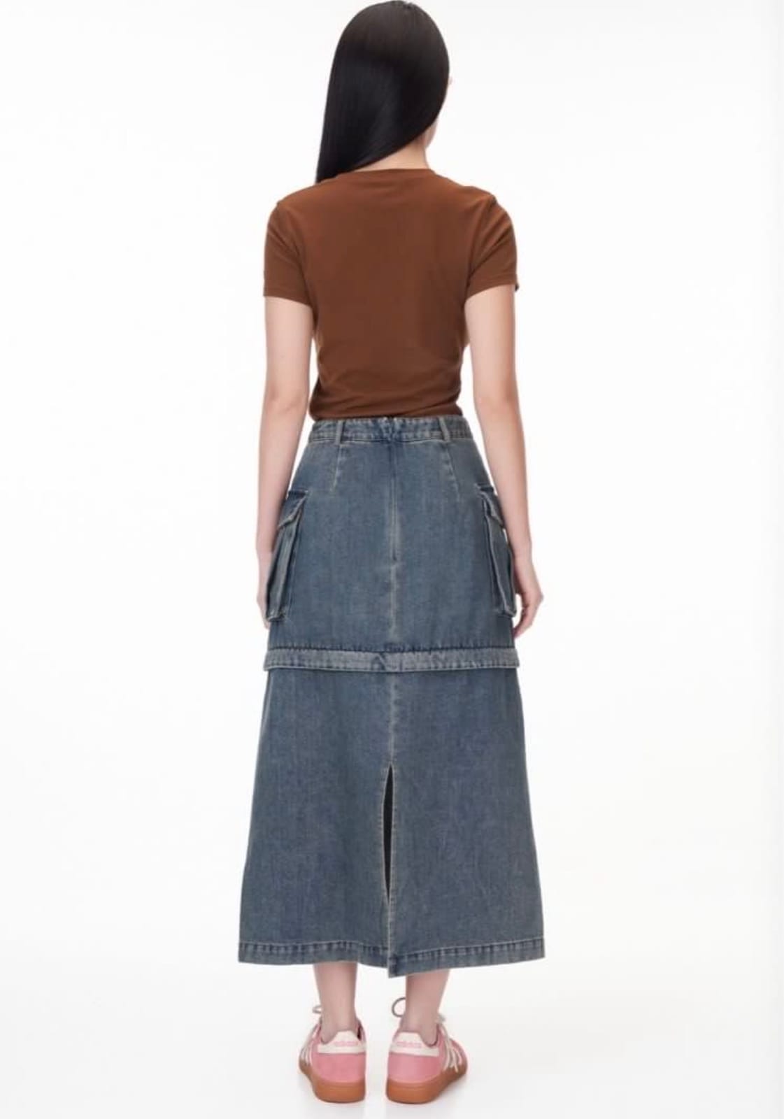The Closet Lover (TCL) TCL Multi-Way Denim Skorts/Midi Skirt - Photo 3
