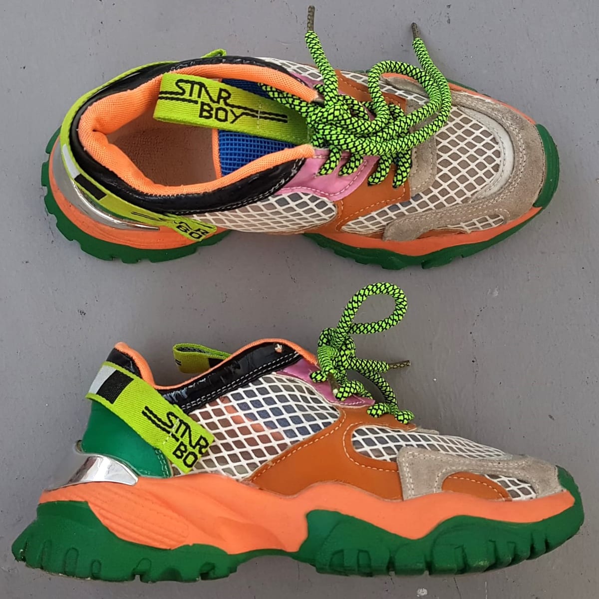 STNR STNR Chunky Designer Shoes, Cool Steve Madden Model, Cosmopolitan, US 7, UK 5, EU 38, CM 235, Sleek Colorful Sneakers, Sporty, Active Lifestyle, Streetwise, Pop Culture, Urban Style, Sophistication, Cult Street Fashion, Timeless Appeal - Photo 5