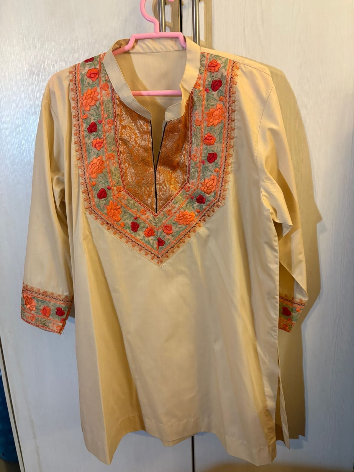 Traditional Embroidered Tunic Top
