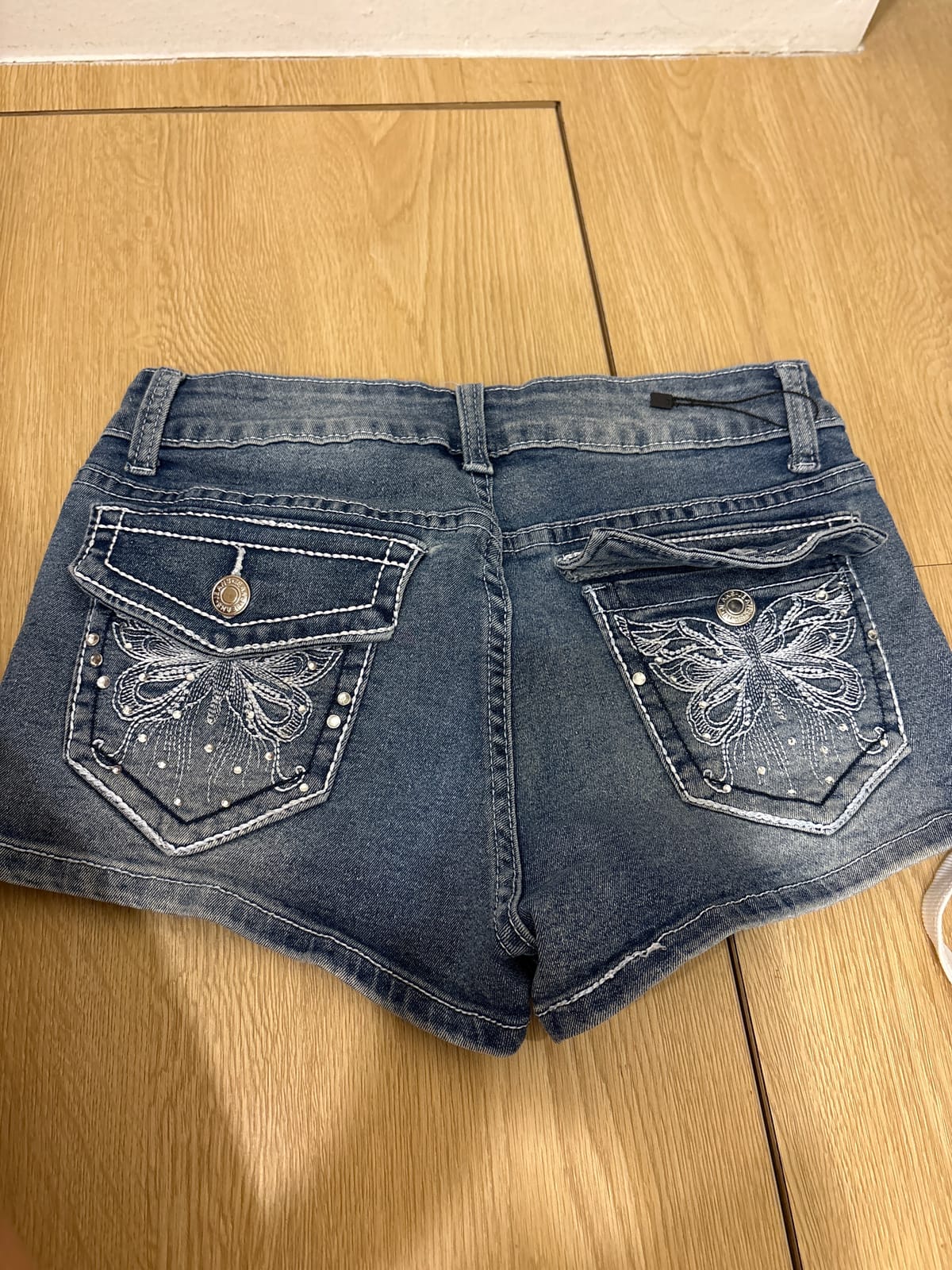 Chic Denim Low Rise Shorts - Photo 2
