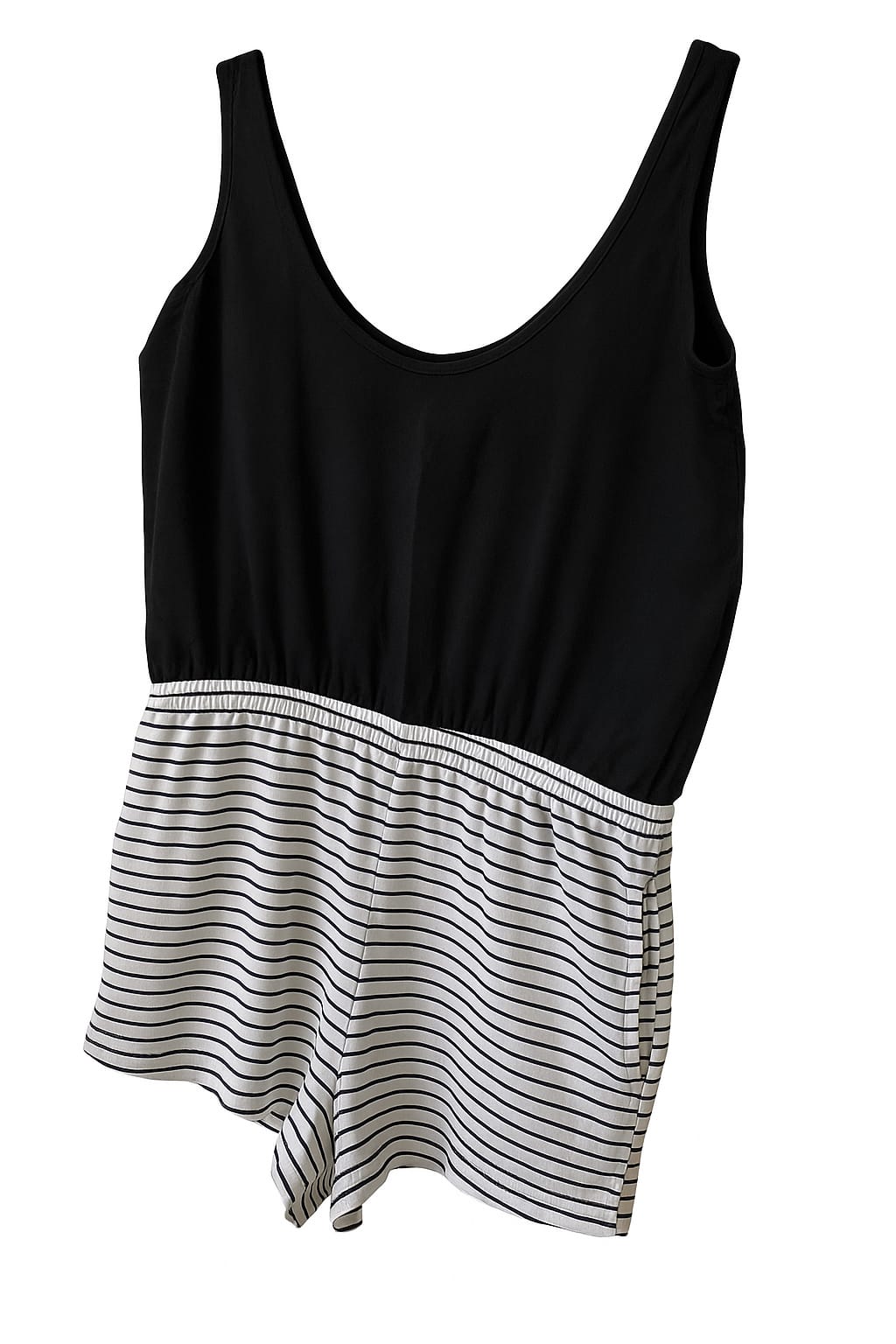 Zara ZARA Sleeveless Navy Striped Onesie/Cover up (EUR S / MEX 26) - Photo 4