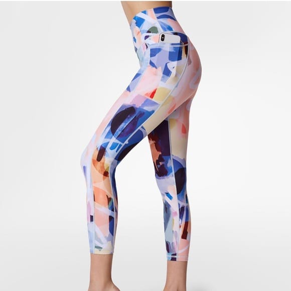 Sweaty Betty Super Sculpt Pocket 7/8 Leggings in Art Print - Photo 3