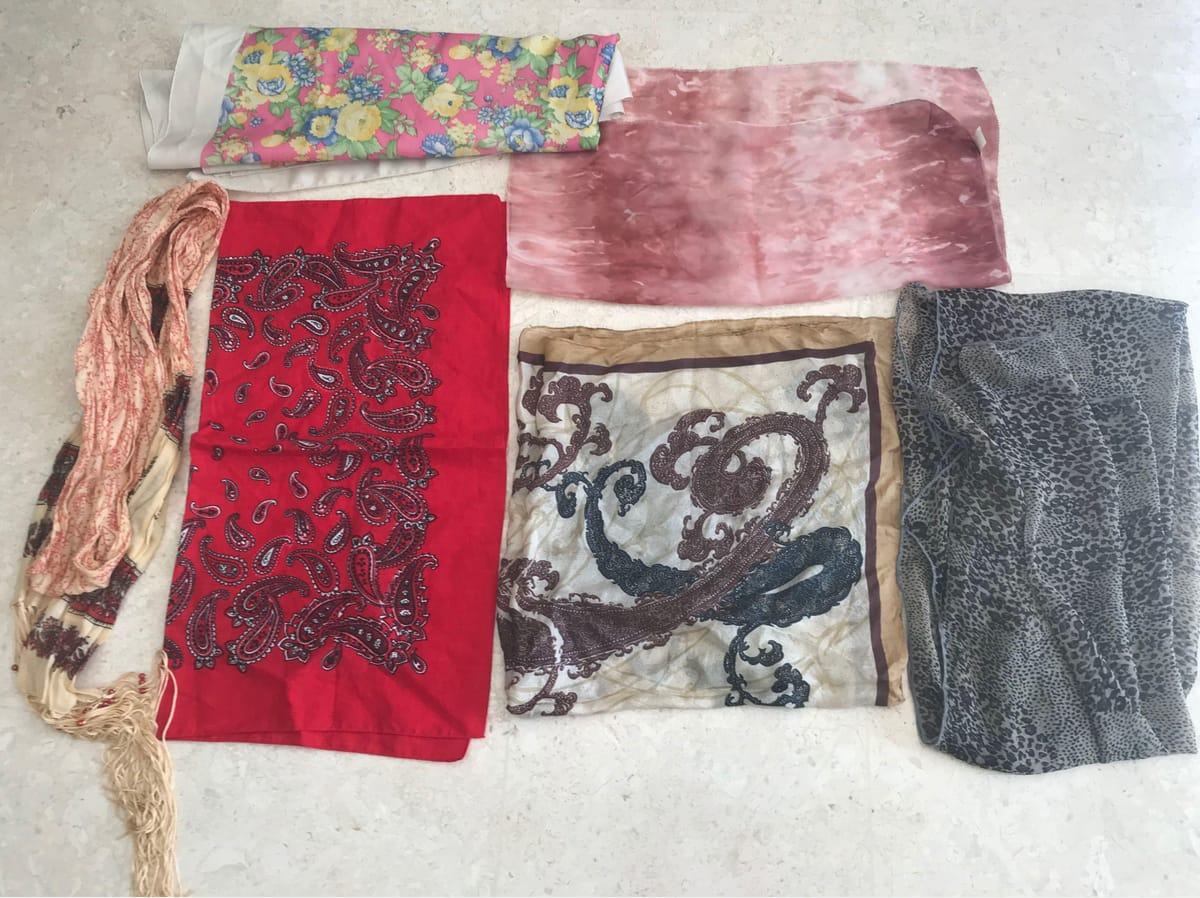 Vibrant Mixed Scarf Collection (5/each)
