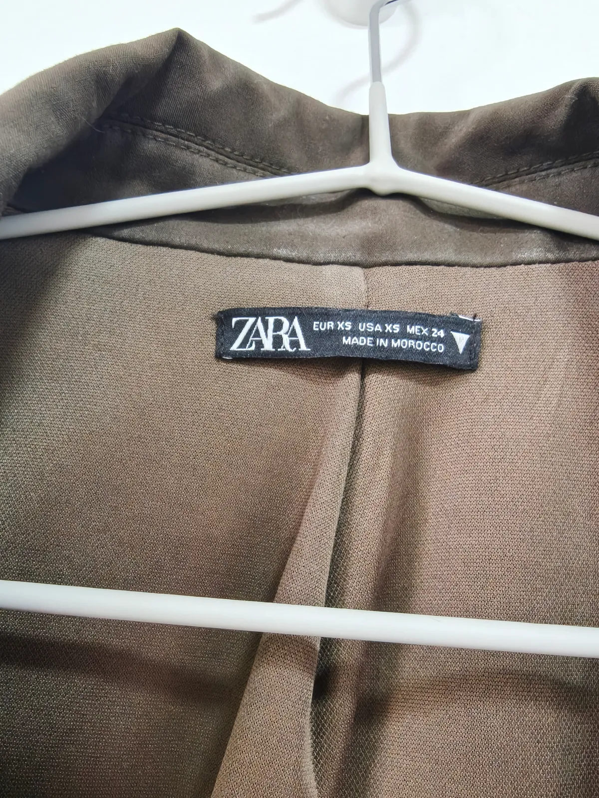 Zara Chic Olive Ruched Blazer Dress - Photo 7