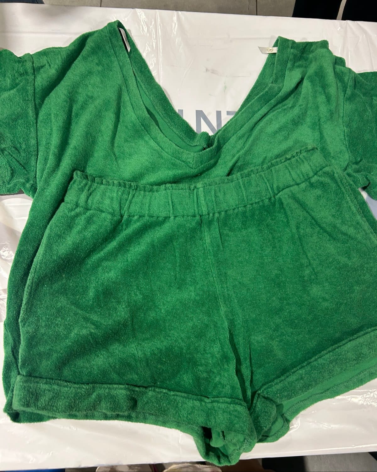 Comfy Green Terry Lounge Set