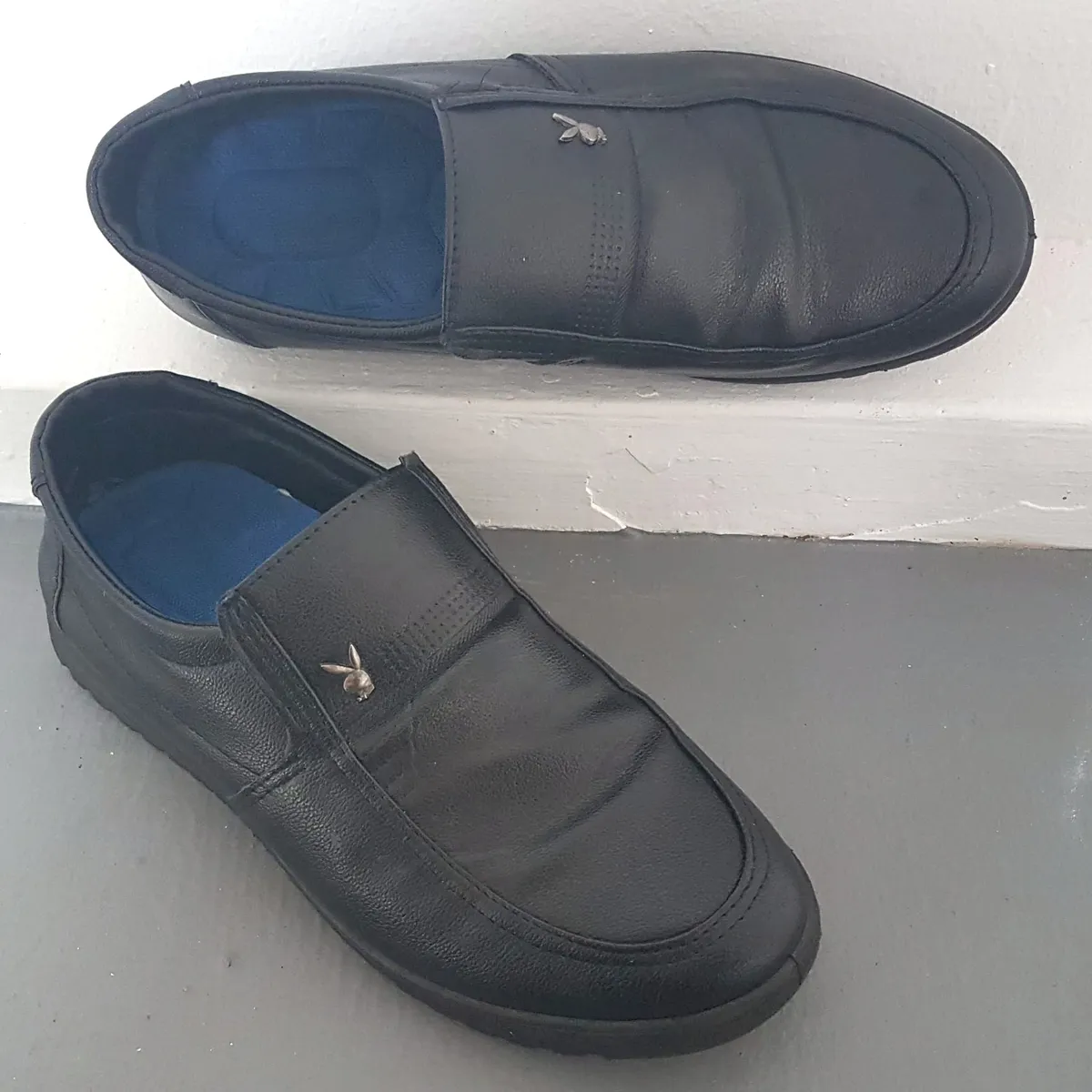 PLAYBOY Playboy Designer Shoes, Black Working Shoes, Cool Loafers, Cosmopolitan, US 7, UK 6, EUR 40, Timeless Classic, Slip-On, Sliders, Sophistication, Luxury Soft Leather, Urban Style, Streetwise, Pop Culture, Everyday Fashion - Photo 6