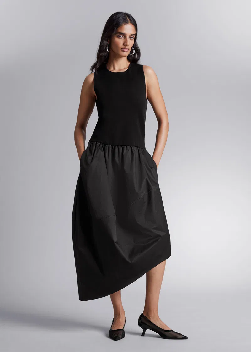 & Other Stories & Other Stories - Asymmetric Tank Midi Dress - Photo 2