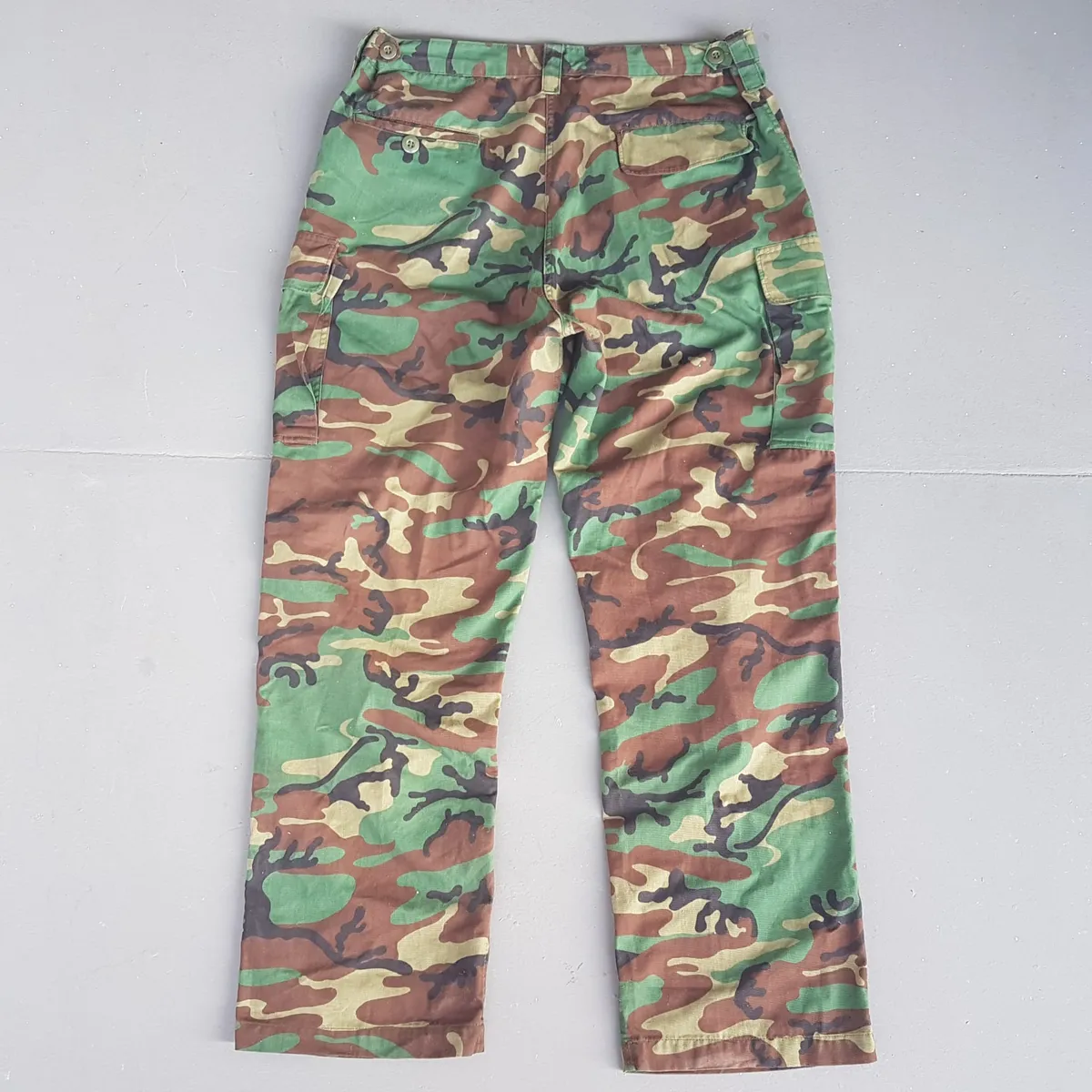 Retro Camouflage Pattern Pants, Size 39, Vintage Military Uniforms, G I Joe Characters, Combat Cargo Pants, Camo Bottoms, Role Play, Call of Duty, Counterstrike, Delta Force, Movie Props, Tactical Gear, Fashion Trousers - Photo 4