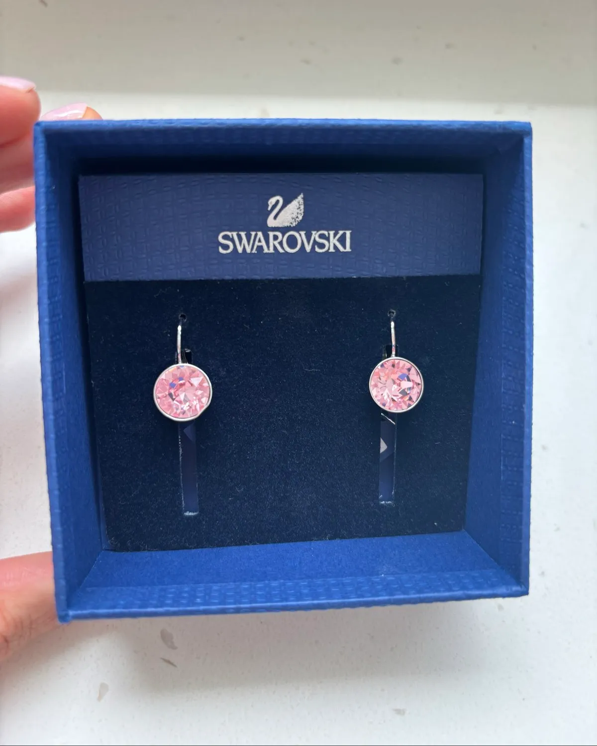 Swarovski Sparkly Swarovski Pink Earrings