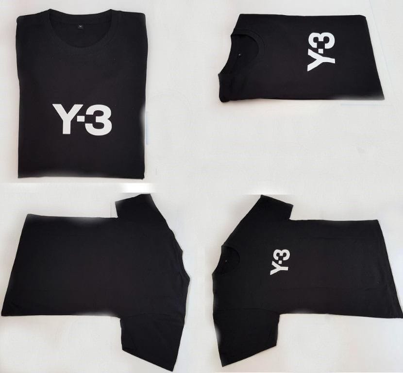Retro Y-3 Black Tee – Minimalist Vibes - Photo 2