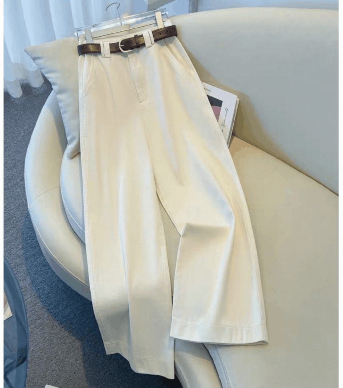 Tweed Style Suit, Professional Work Clothing, Two-Piece Vest & Pant Set - Photo 4