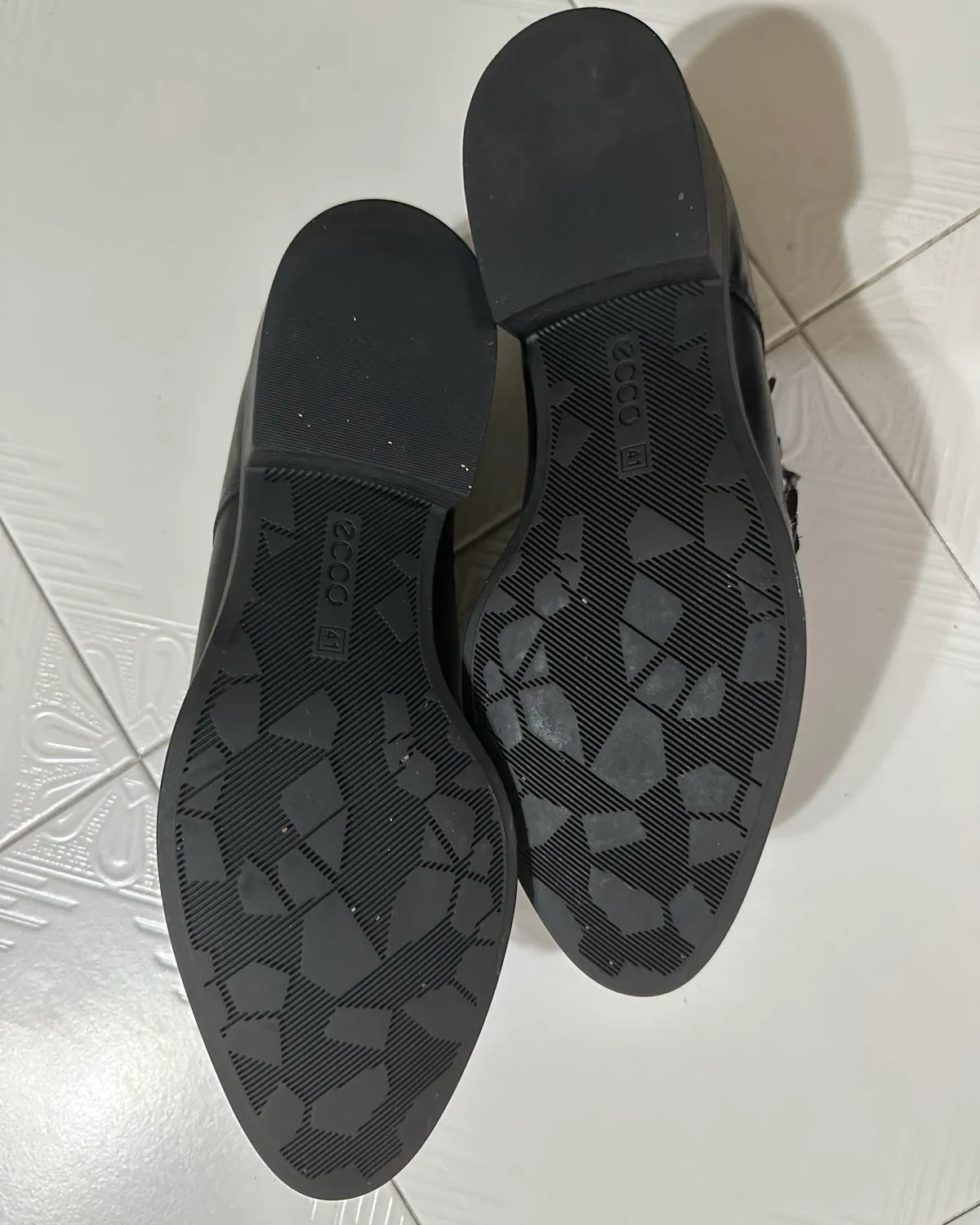 ECCO ECCO Sleek Black Monk Strap Leather Shoes - Photo 3