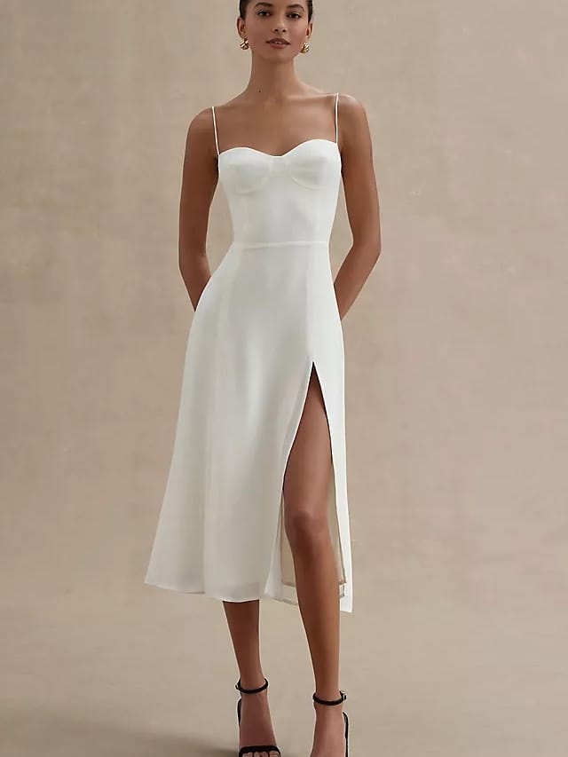 Reformation  Reformation Juliette dress in white