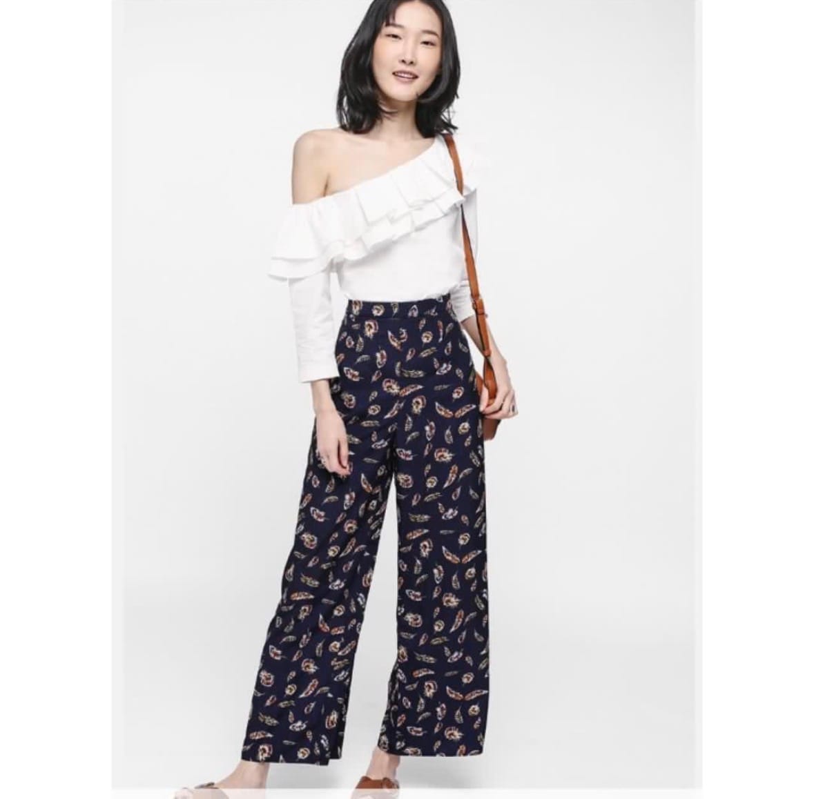 Love, Bonito Love Bonito printed wide-leg pants, XS - Photo 2