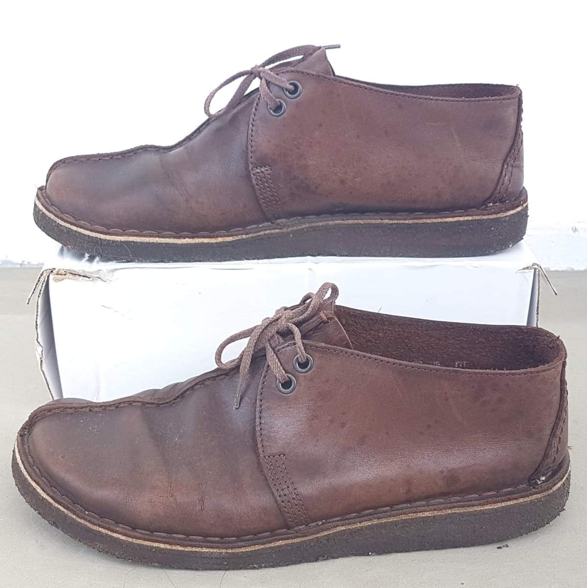 Clarks Originals Desert Boot, Chukka Shoes, Clarks Leather Desert Trek Model, Cosmopolitan, Cool Brown Loafers, Moccasin, Boat Shoes, US 9.5, UK 9, EUR 42.5, Sleek Design, Sophistication, Streetwise, Travel, Roadster, Continental, Cult Street Fashion