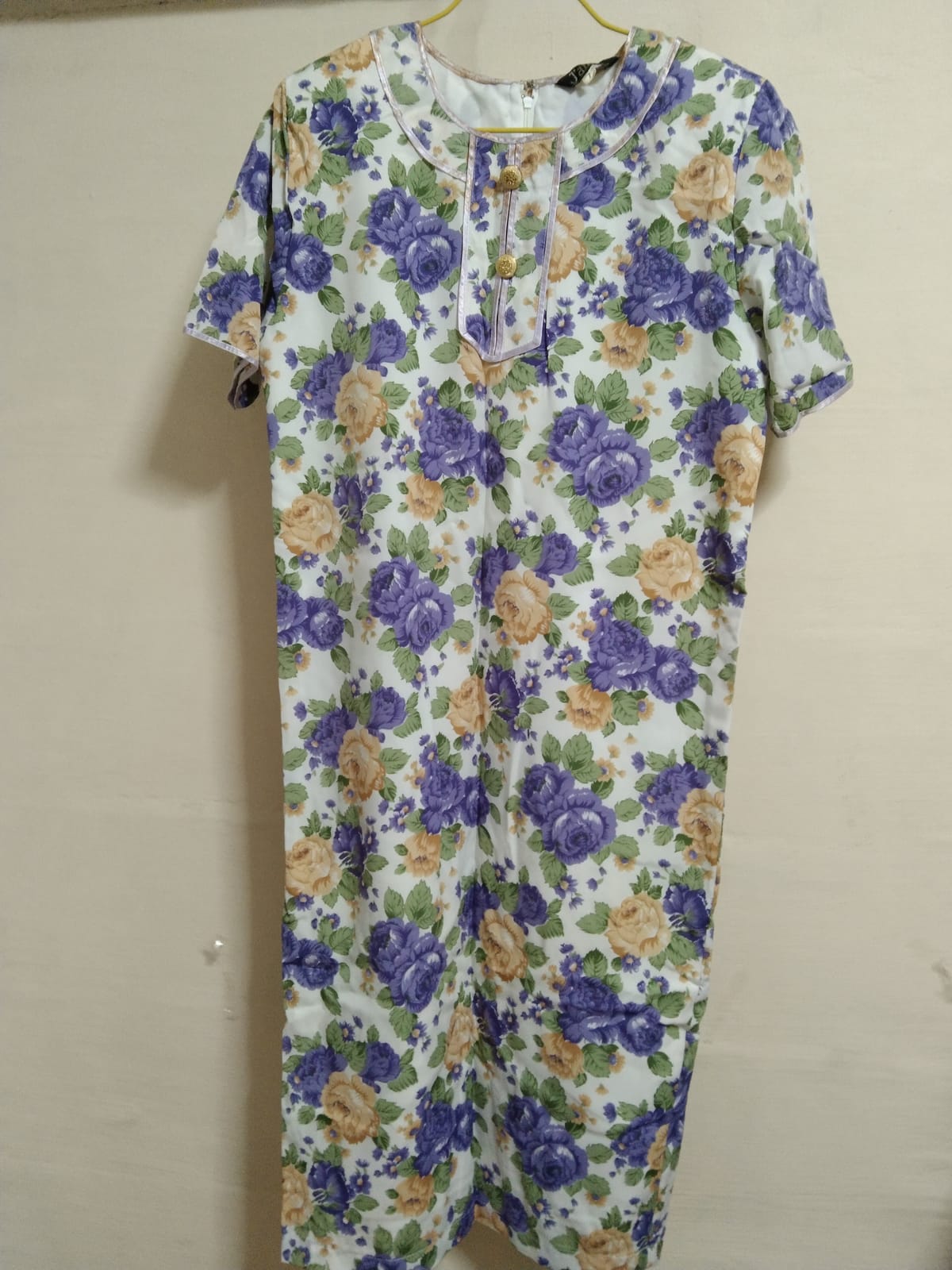 Vintage Floral Midi Dress