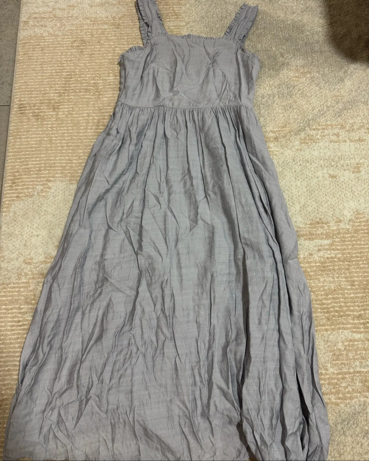 Chic Grey Sundress