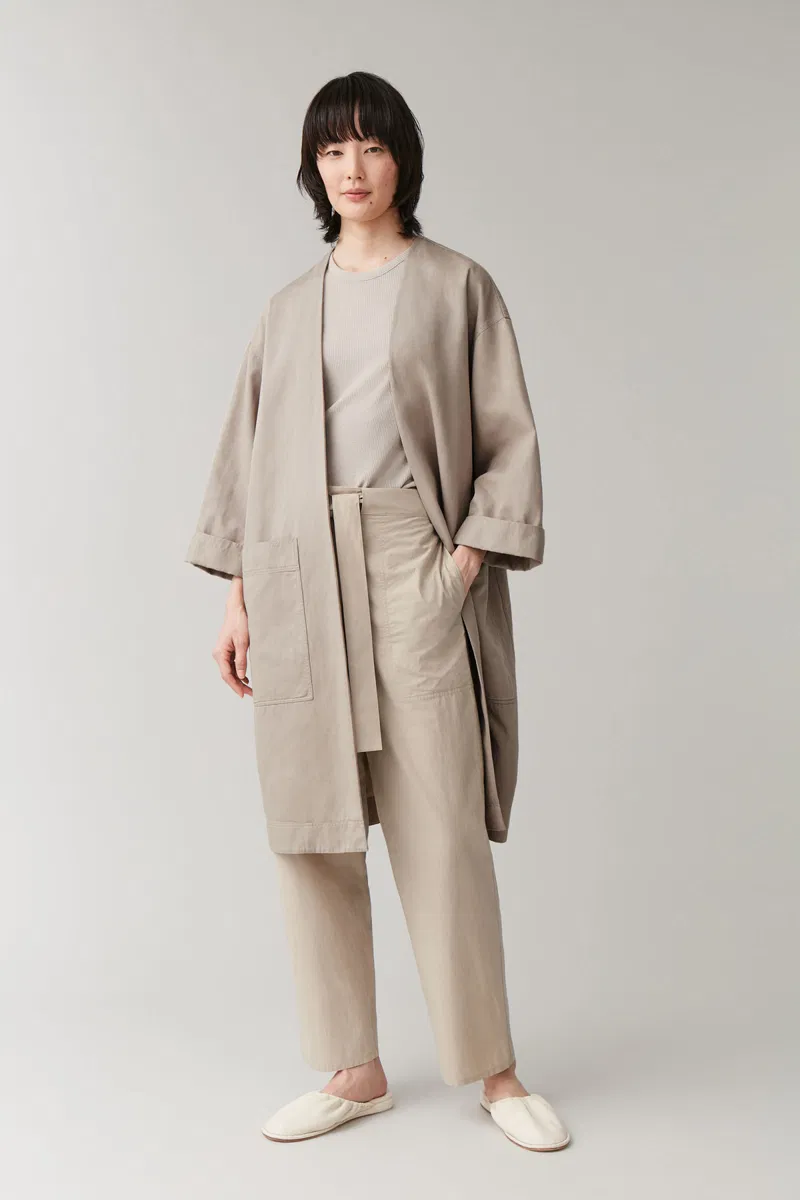 COS COS - Longline Linen Kimono Jacket - Photo 2