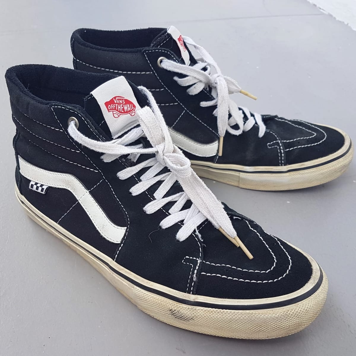VANS Original VANS Designer Sneakers, SK8-HI Skateboarding Model, Cool Black & White Ankle-Top Shoes, Cosmopolitan, Old Skool Pro, US 11, UK 10, EUR 44.5, CM 29, OFF THE WALL, POP CUSH, Streetwise, Sophistication, Roadster, Pop Culture - Photo 6