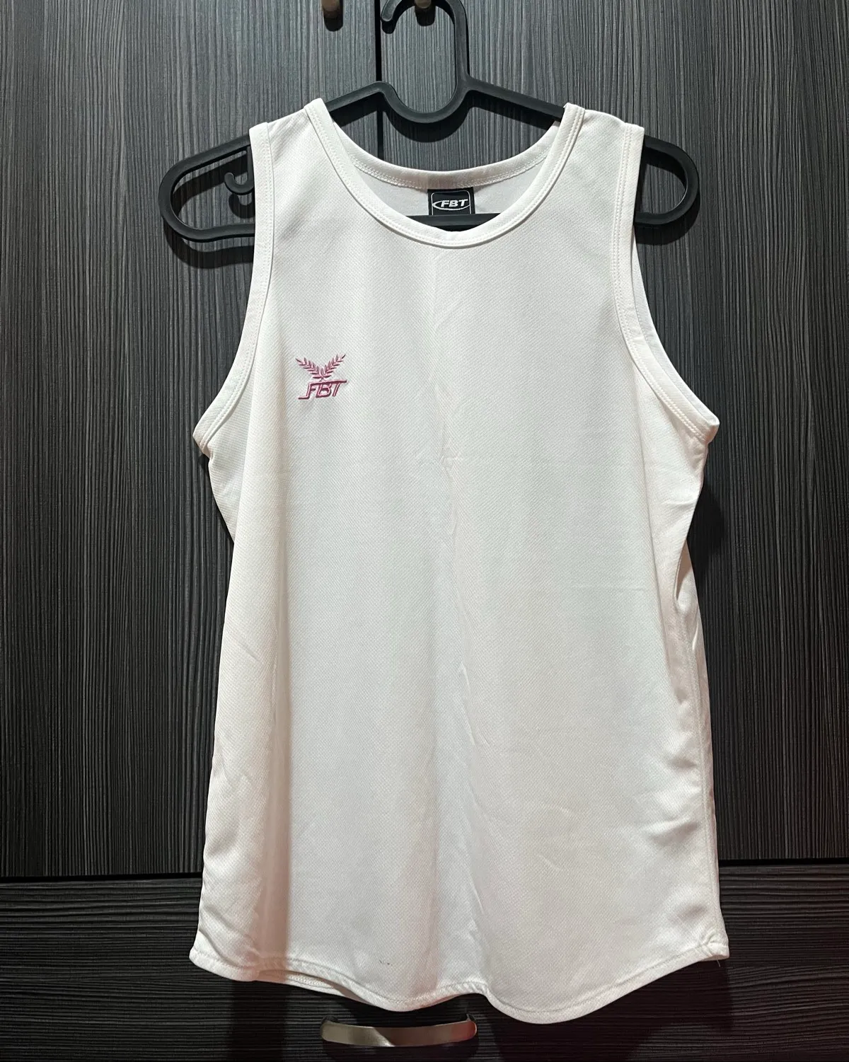FBT Classic White FBT Athletic Singlet