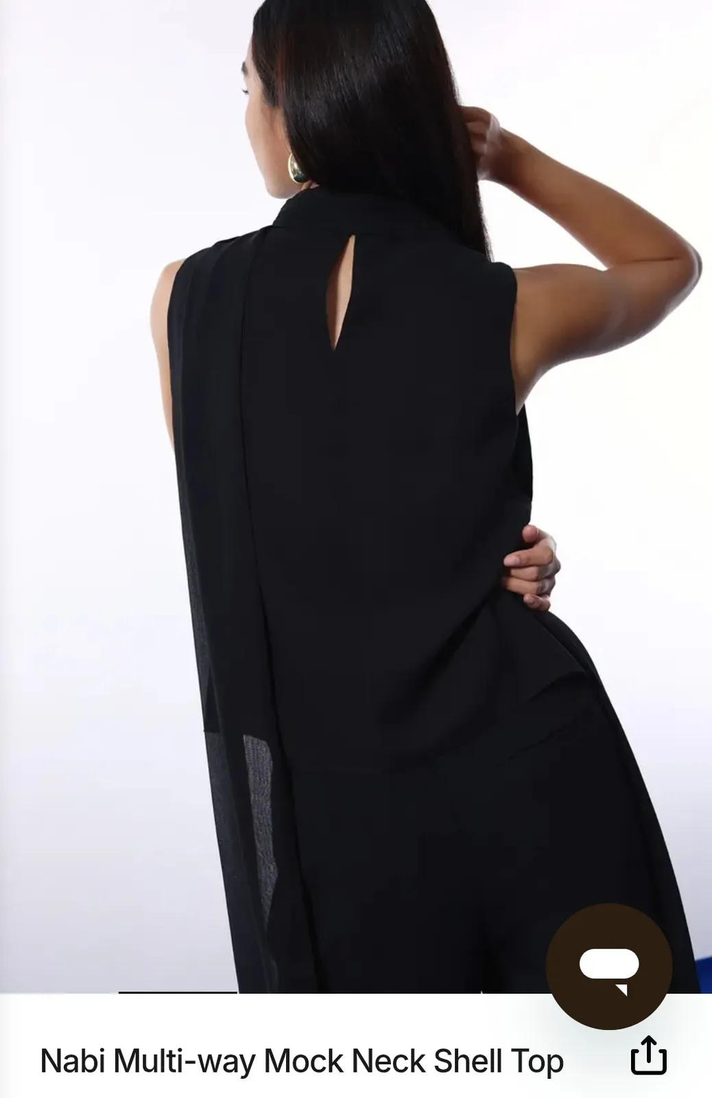 Love, Bonito Love Bonito Multi-way Mock Neck Shell Top - Photo 2