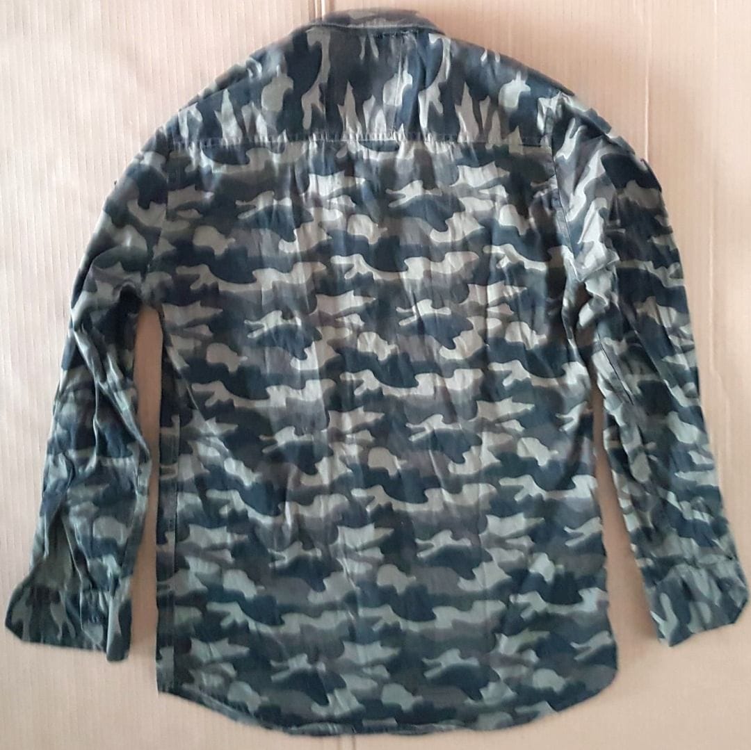 Superdry Camouflage Military-Style Shirt