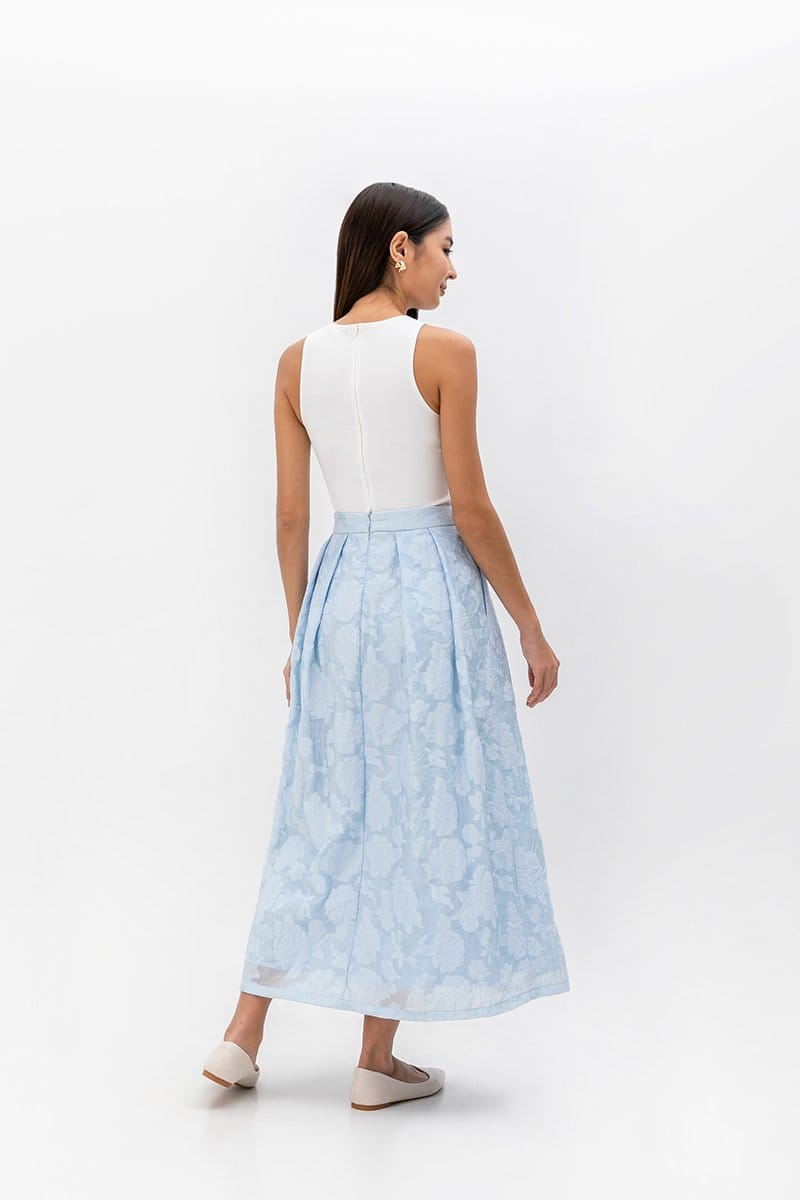 Love and Bravery Sevara Organza Jacquard Maxi Skirt, Size XXS - Photo 4