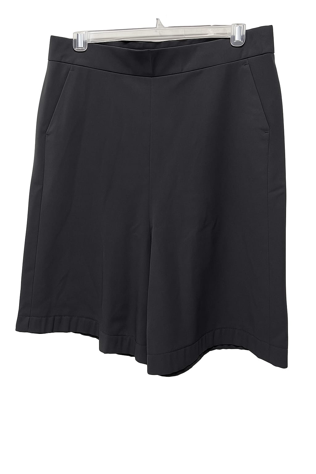GIORDANO LADIES Black Bermudas / Culottes With Pockets (M-L)
