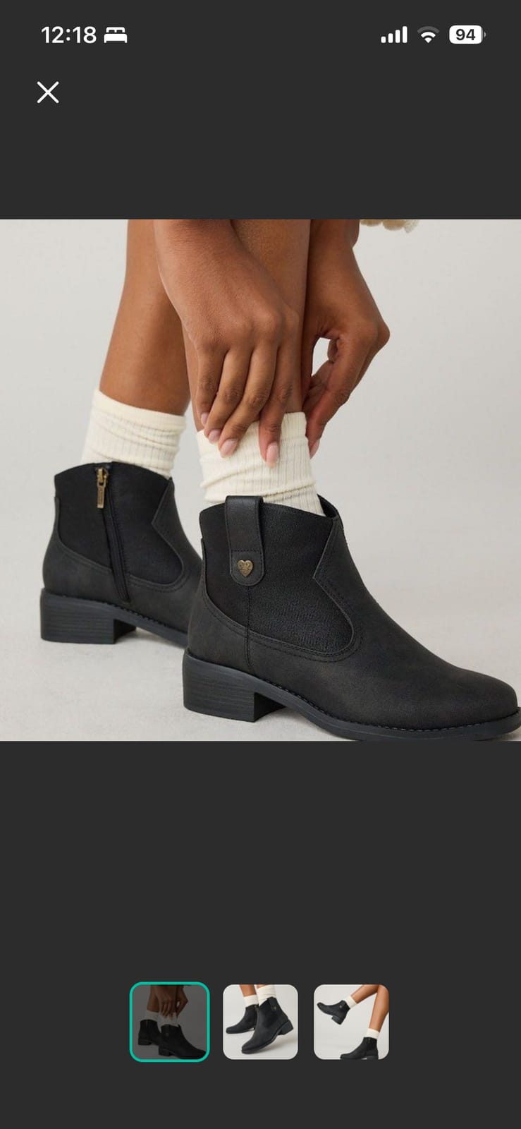 Skechers Bobs Luxe Black Ankle Boots 🌟