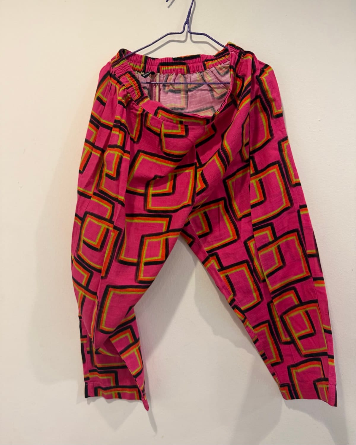 Bold Geometric Print Trousers - Photo 2