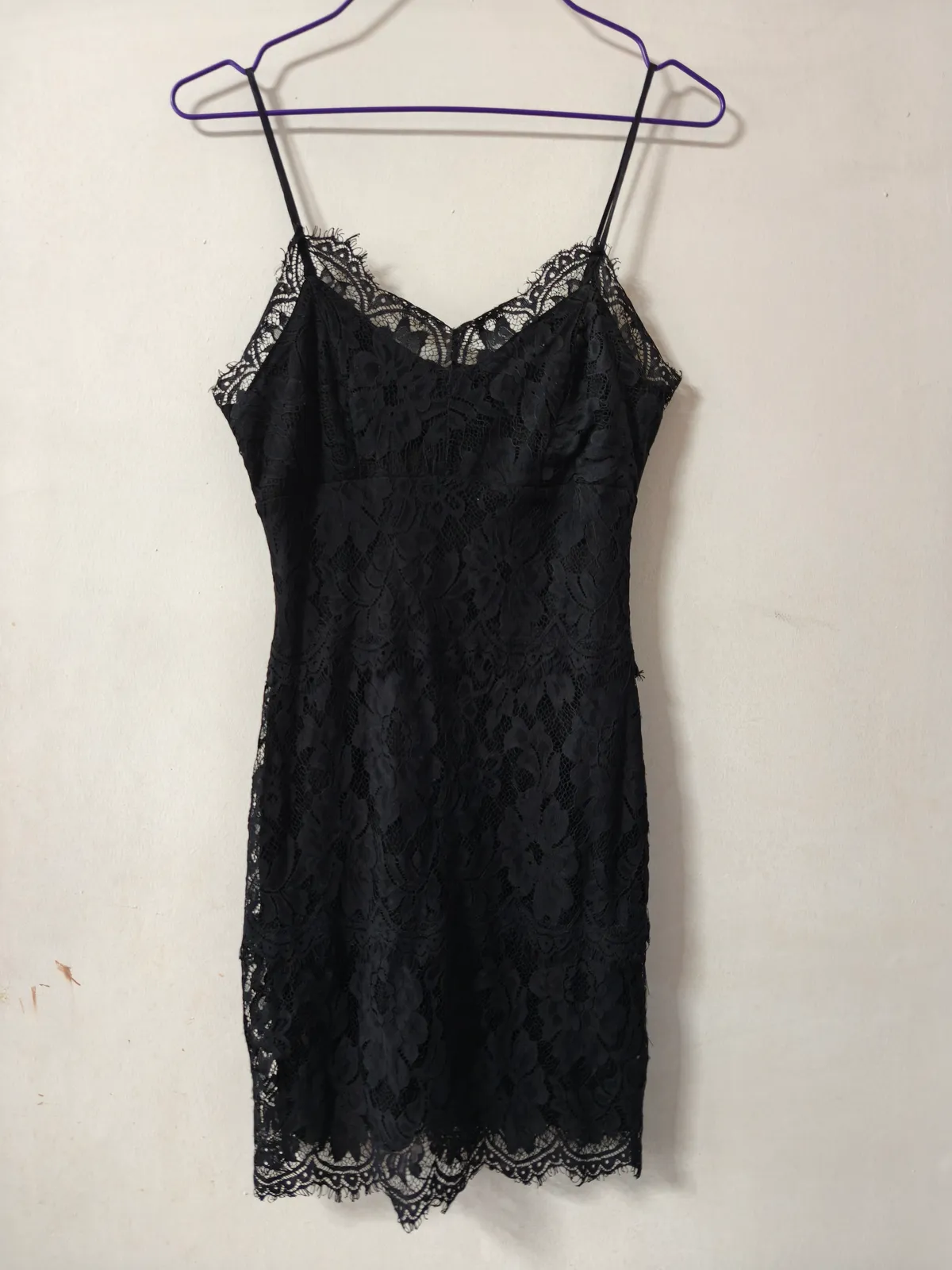 Topshop Chic Black Lace Mini Dress - Photo 5