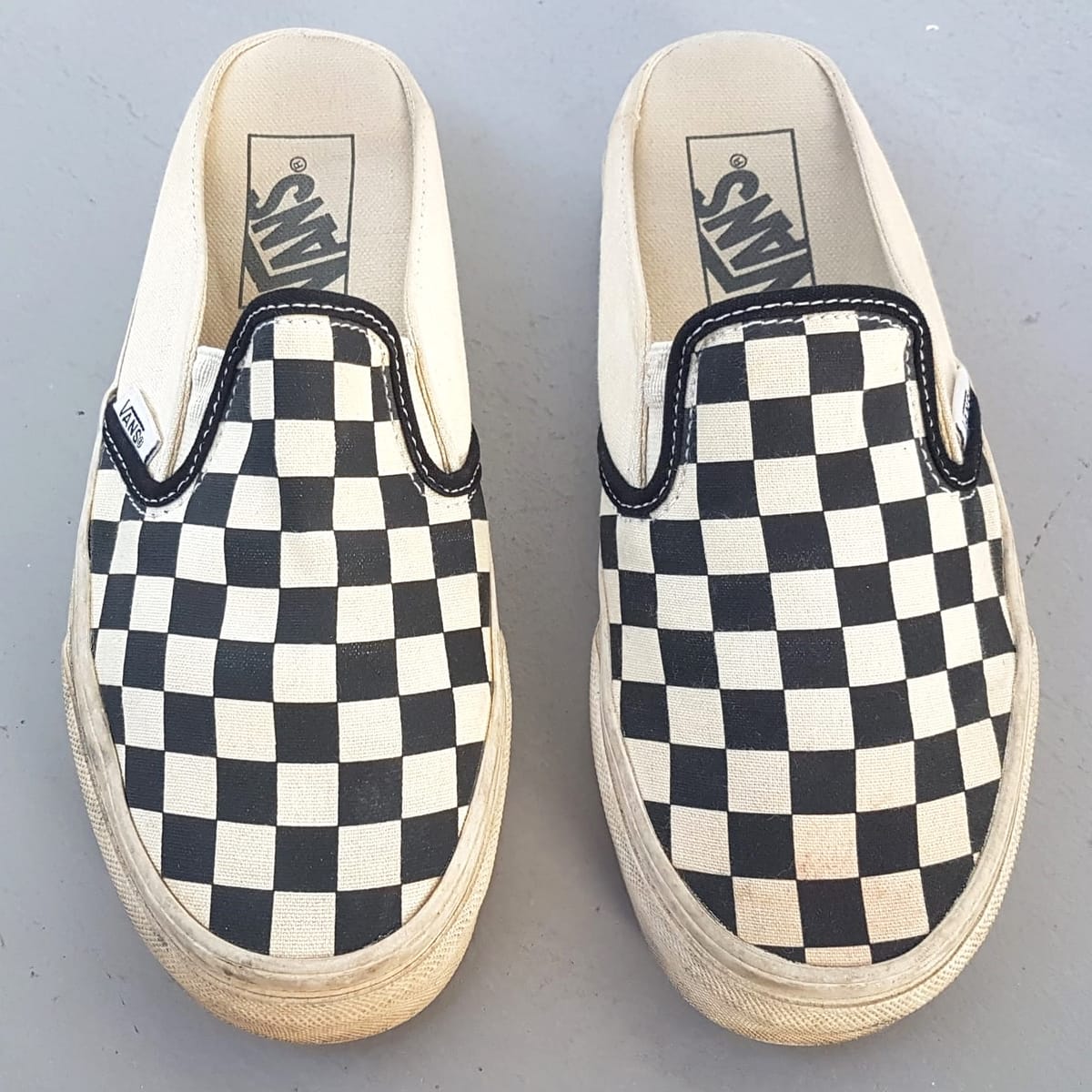 VANS Original VANS Designer Sneakers, Vans Black and White Shoes, Cosmopolitan, Sleek Checkerboard Design, Classic Slip-On Mule, US 5.5, UK 3, EUR 35, CM 22, Streetwise, Roadster, Cult Street Fashion, Pop Culture, Skate, Surf, Stunt, Timeless Appeal - Photo 6