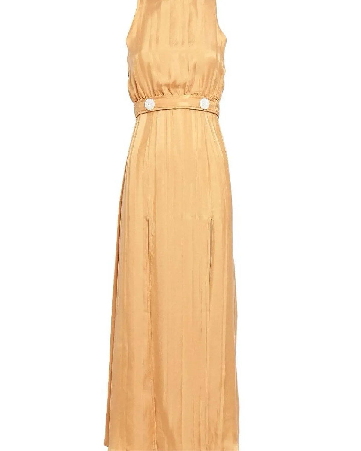 Shona joy Shona Joy Split Skirt Midi Dress in Saffron size UK10 - Photo 2