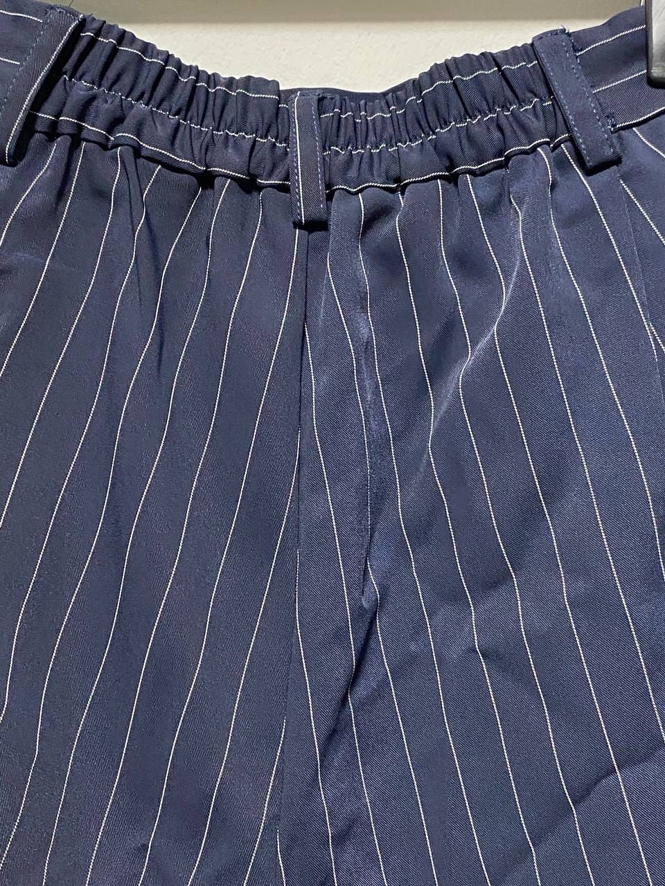 WEGO WEGO Navy Blue Pinstripe Patterned Skorts (Free Size) - Photo 5