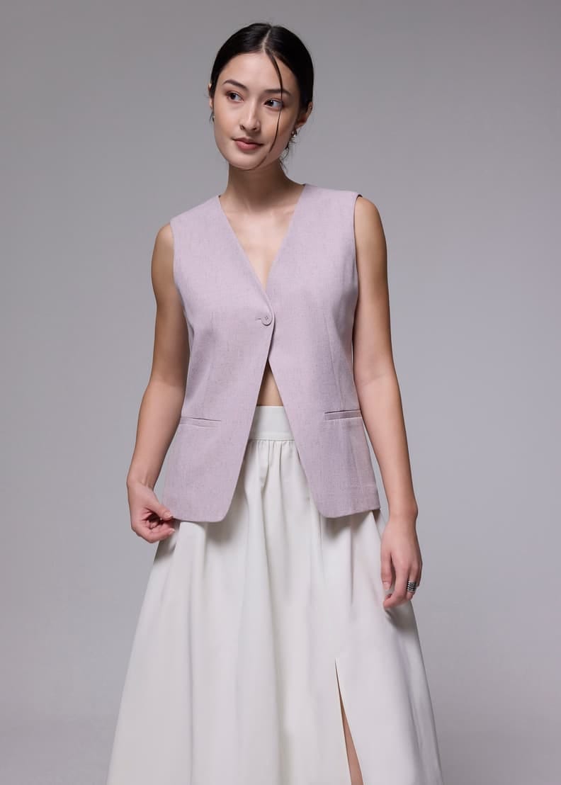 Love Bonito Relaxed V-neck Vest