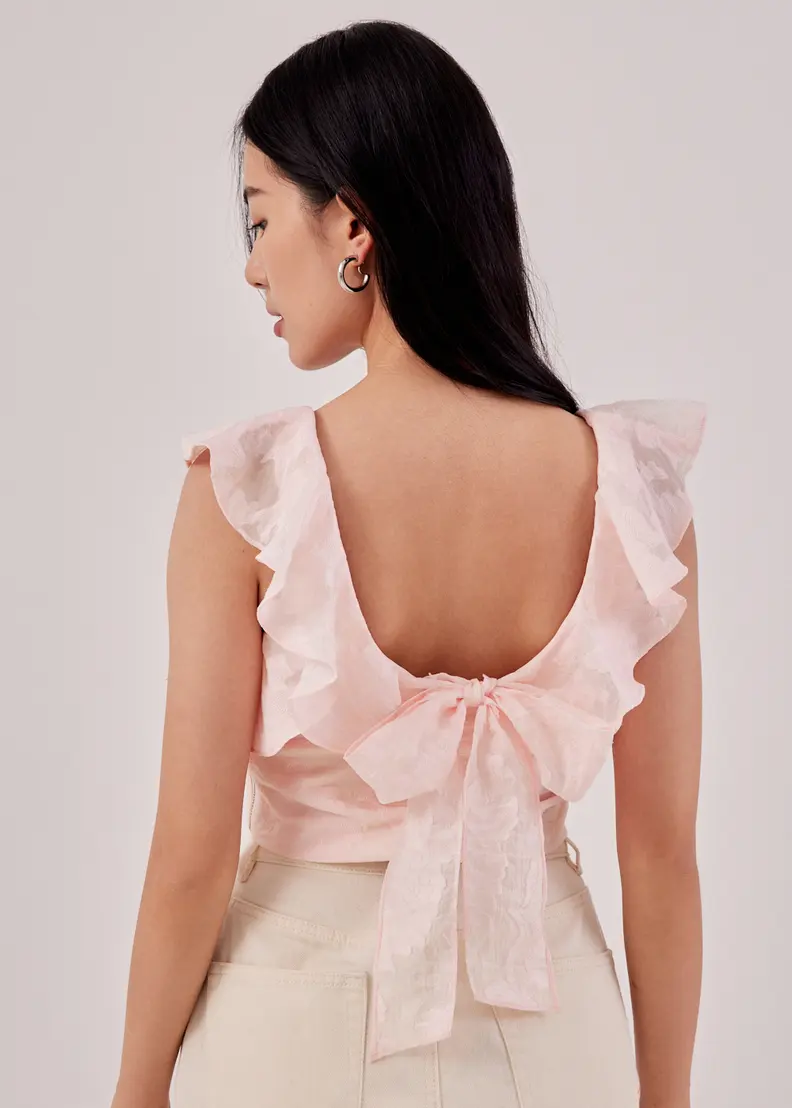 Love, Bonito Love Bonito Aella Textured Crop Top - Photo 4