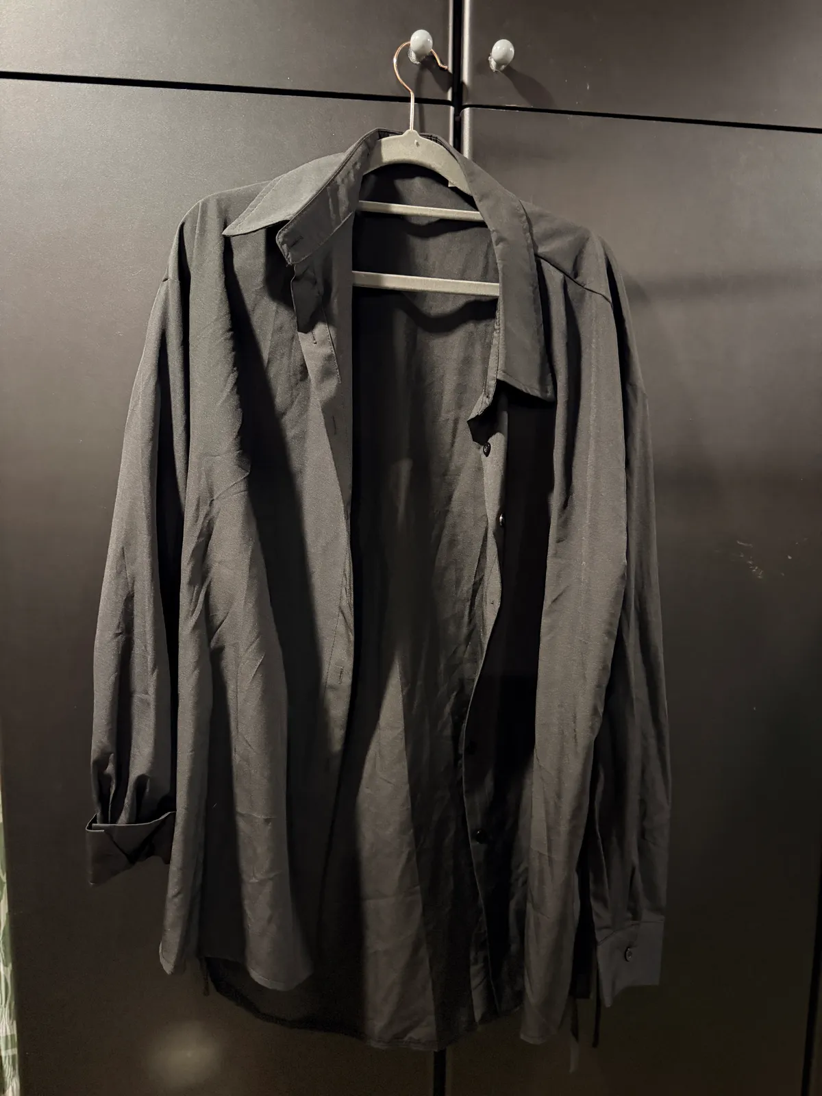 Chic Black Button-Up Shirt