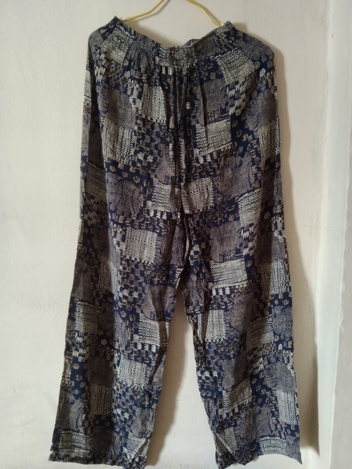 Boho Printed Wide-Leg Pants
