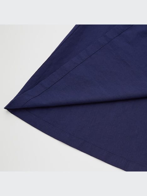 Uniqlo Uniqlo Linen Blend Sleeveless Shirring Dress - Off White - Photo 7