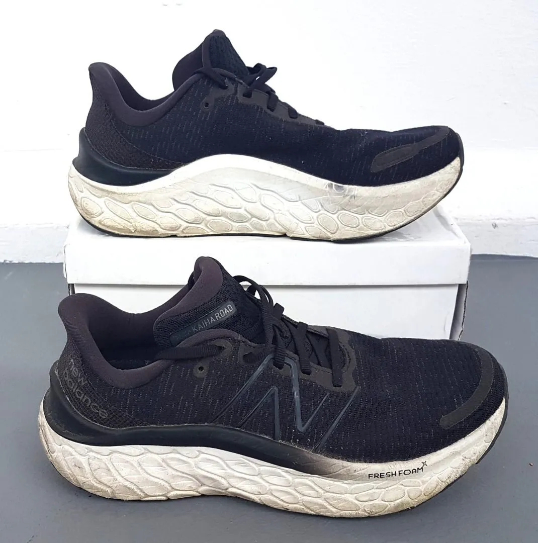 New Balance Original New Balance Running Shoes, US 9.5, UK 8.4, EU 42.5, Fresh Foam x KAIHA Road Model, Premium NB Black Sneakers, Thick Cushioned White Midsole, Luxury Footwear, Cosmopolitan, Timeless Appeal, Active Lifestyle, Everyday Fashion